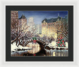 Park Plaza Central Park - New York City - Framed Print