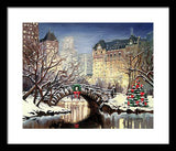 Park Plaza Central Park - New York City - Framed Print