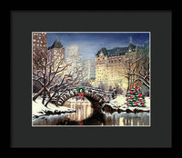 Park Plaza Central Park - New York City - Framed Print