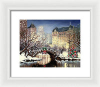 Park Plaza Central Park - New York City - Framed Print