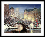 Park Plaza Central Park - New York City - Framed Print