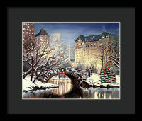 Park Plaza Central Park - New York City - Framed Print