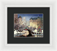 Park Plaza Central Park - New York City - Framed Print