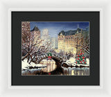 Park Plaza Central Park - New York City - Framed Print