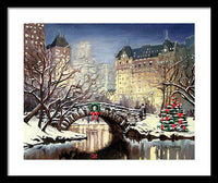 Park Plaza Central Park - New York City - Framed Print