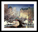 Park Plaza Central Park - New York City - Framed Print