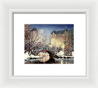 Park Plaza Central Park - New York City - Framed Print