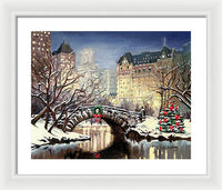 Park Plaza Central Park - New York City - Framed Print