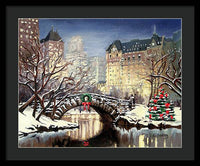 Park Plaza Central Park - New York City - Framed Print