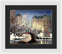 Park Plaza Central Park - New York City - Framed Print