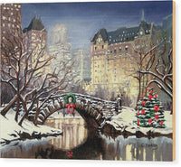 Park Plaza Central Park - New York City - Wood Print
