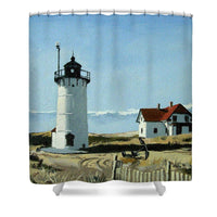 Race Point Lighthouse Provincetown Cape Cod Massachusetts - Shower Curtain