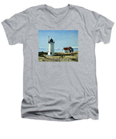 Race Point Lighthouse Provincetown Cape Cod Massachusetts - Men's V-Neck T-Shirt