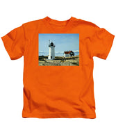 Race Point Lighthouse Provincetown Cape Cod Massachusetts - Kids T-Shirt