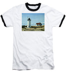 Race Point Lighthouse Provincetown Cape Cod Massachusetts - Baseball T-Shirt