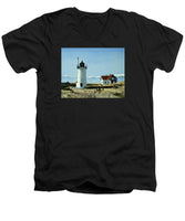 Race Point Lighthouse Provincetown Cape Cod Massachusetts - Men's V-Neck T-Shirt