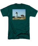 Race Point Lighthouse Provincetown Cape Cod Massachusetts - Men's T-Shirt  (Regular Fit)