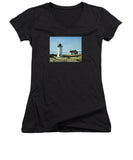 Race Point Lighthouse Provincetown Cape Cod Massachusetts - Women's V-Neck