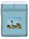 Race Point Lighthouse Provincetown Cape Cod Massachusetts - Duvet Cover