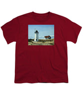 Race Point Lighthouse Provincetown Cape Cod Massachusetts - Youth T-Shirt