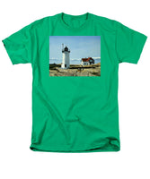 Race Point Lighthouse Provincetown Cape Cod Massachusetts - Men's T-Shirt  (Regular Fit)
