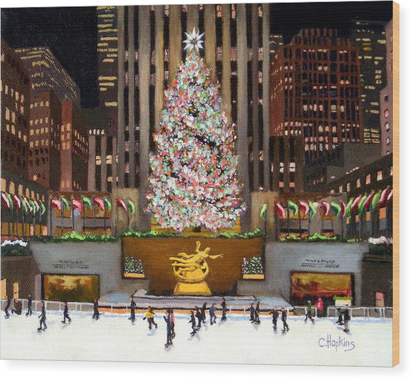 Rockefeller Center - New York City - Wood Print