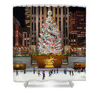 Rockefeller Center - New York City - Shower Curtain