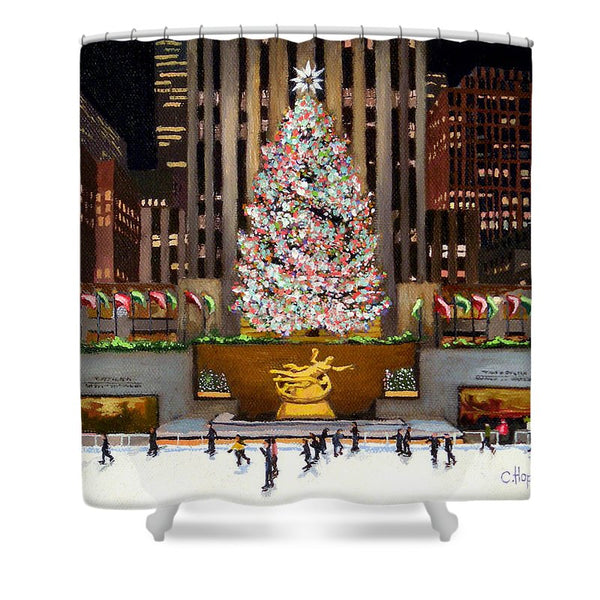 Rockefeller Center - New York City - Shower Curtain