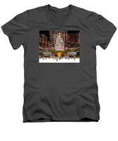 Rockefeller Center - New York City - Men's V-Neck T-Shirt