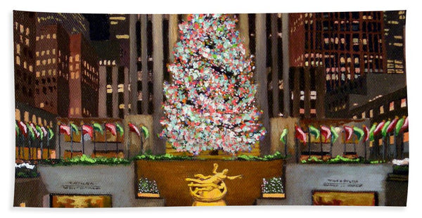 Rockefeller Center - New York City - Beach Towel