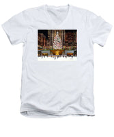 Rockefeller Center - New York City - Men's V-Neck T-Shirt