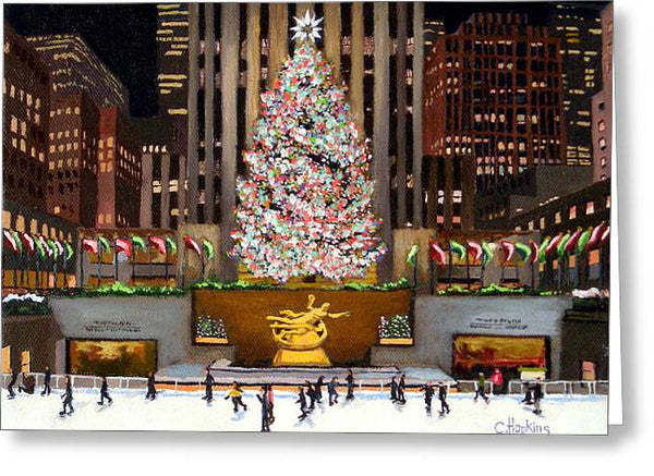 Rockefeller Center - New York City - Greeting Card