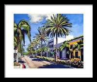 Rodeo Drive - Beverly Hills, California - Framed Print