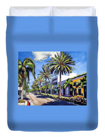 Rodeo Drive - Beverly Hills, California - Duvet Cover
