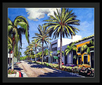 Rodeo Drive - Beverly Hills, California - Framed Print