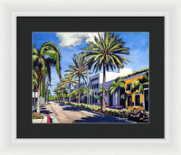 Rodeo Drive - Beverly Hills, California - Framed Print