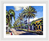 Rodeo Drive - Beverly Hills, California - Framed Print