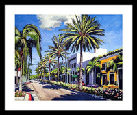 Rodeo Drive - Beverly Hills, California - Framed Print