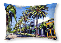 Rodeo Drive - Beverly Hills, California - Throw Pillow