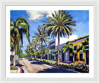 Rodeo Drive - Beverly Hills, California - Framed Print