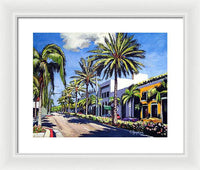 Rodeo Drive - Beverly Hills, California - Framed Print
