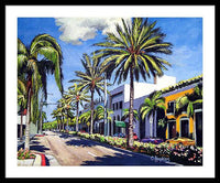 Rodeo Drive - Beverly Hills, California - Framed Print