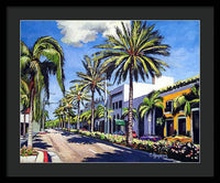 Rodeo Drive - Beverly Hills, California - Framed Print