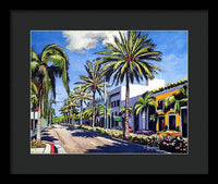 Rodeo Drive - Beverly Hills, California - Framed Print