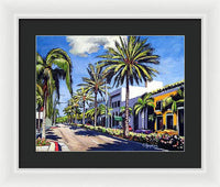 Rodeo Drive - Beverly Hills, California - Framed Print
