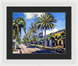 Rodeo Drive - Beverly Hills, California - Framed Print