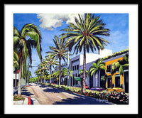 Rodeo Drive - Beverly Hills, California - Framed Print