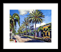 Rodeo Drive - Beverly Hills, California - Framed Print