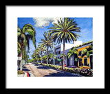 Rodeo Drive - Beverly Hills, California - Framed Print