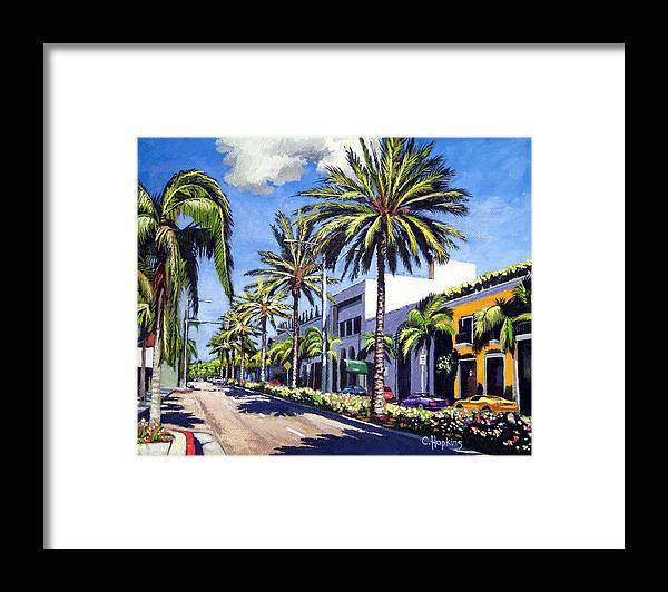 Rodeo Drive - Beverly Hills, California - Framed Print